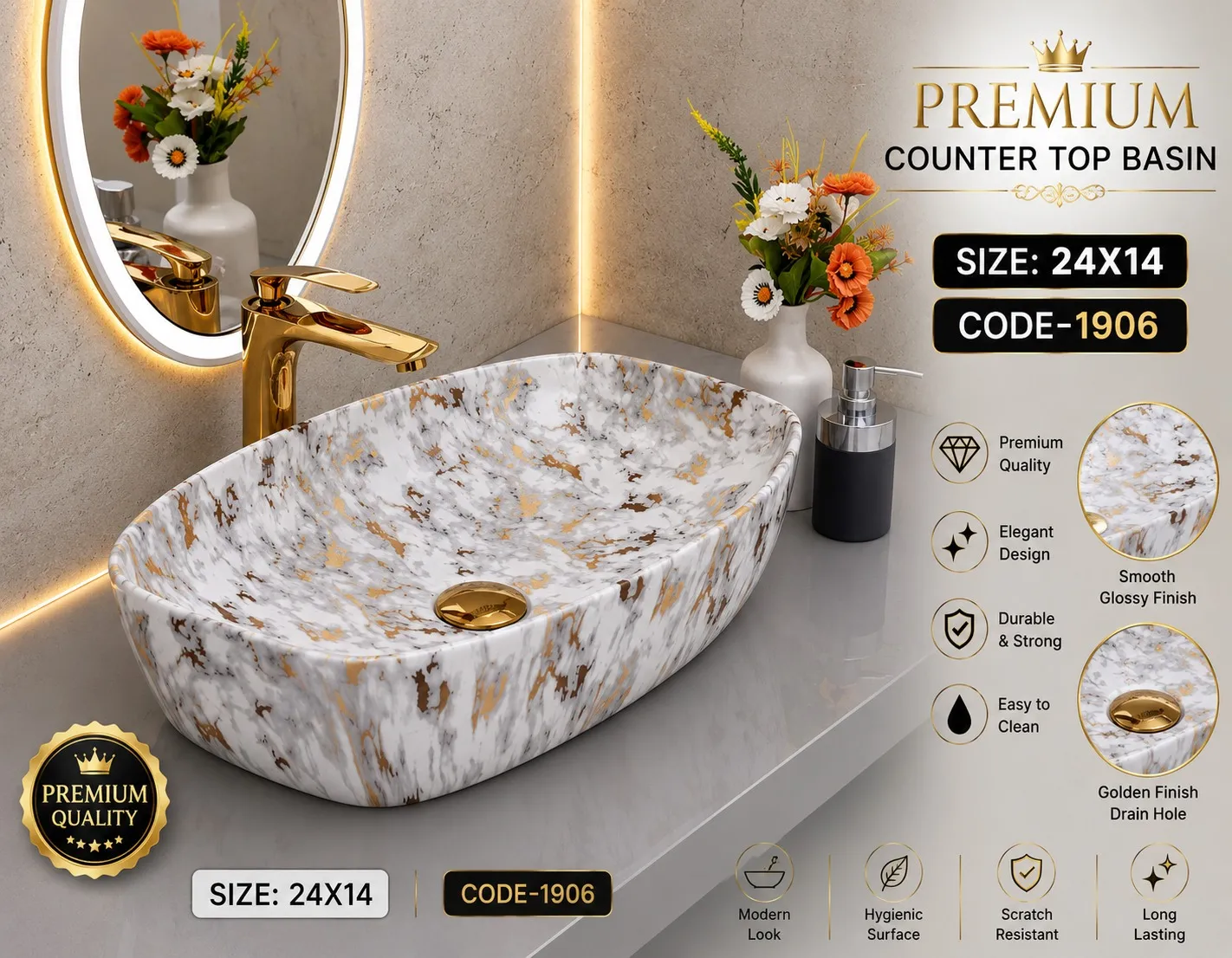 Aurelia Oval Basin